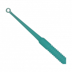 Ear curette disposable green round 4mm loop