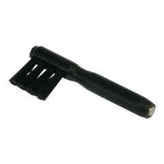 Hearing aid cleaning tool brush with magnet