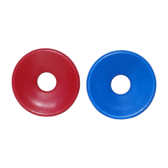 Audiometric TDH39 Earphone Cushions, adult size, blue-red pair 