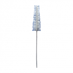 Hearing aid cleaning brush